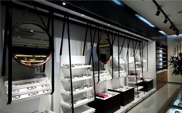 時(shí)尚眼鏡店裝修要點(diǎn)，時(shí)尚眼鏡店裝修效果圖